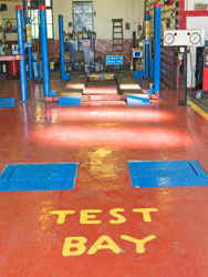 MOT test bay